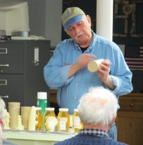 Harley Demonstrating Wax Molds